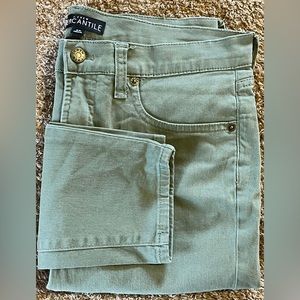 *EUC* J. Crew Factory / Mercantile High Rise Skinny Pant / Green /  29